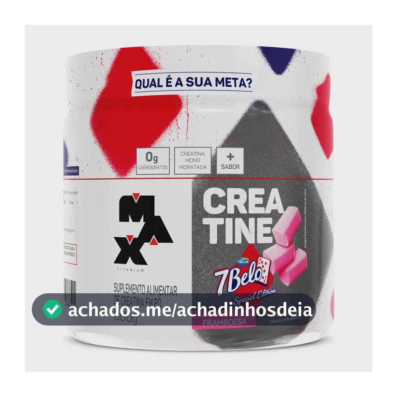 Creatina Max Titanium 7 Belo em pó x 300g