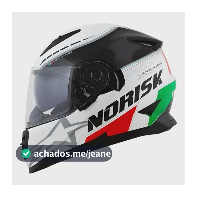 Capacete Fechado Norisk Ff302 Grand Prix Itália Original