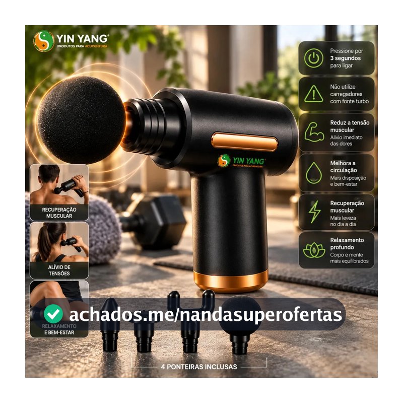 Massageador Corporal Pistola Pescoço Aquecimento Elétrico Masajeador Massageador Pês Lombar Panturrilha Mão Pescoço Cabeça Costas Coluna Pernas Ombros Cervical - Aparelho massagem Portátil Preto