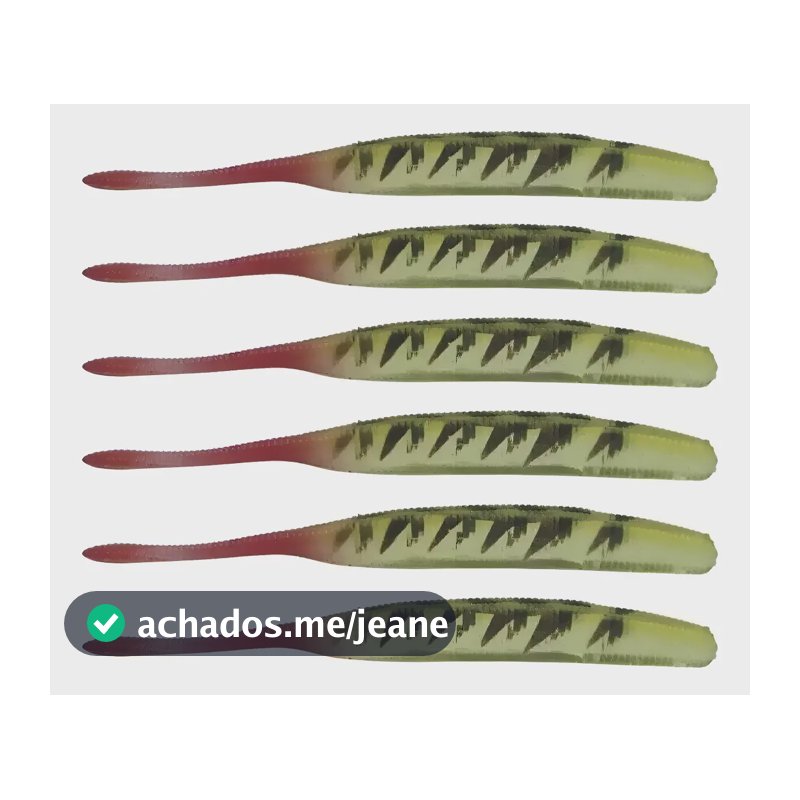 Isca Artificial Maruri Soft Bait W182 10cm 6unid + 2 Jigs Cor 10