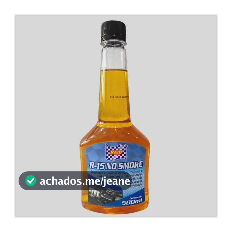 Aditivo Oleo Motor Fumando Stop Smoke Prolonga Raid 500ml
