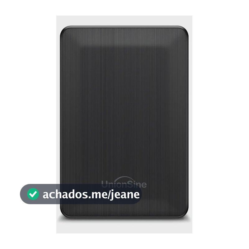 HDD Externo Portátil UnionSine Hd2513 1TB Preto Disco Rígido Externo USB3.0 Para Windows linux mac Para Notebook Ps4 Xbox One Games E Dados