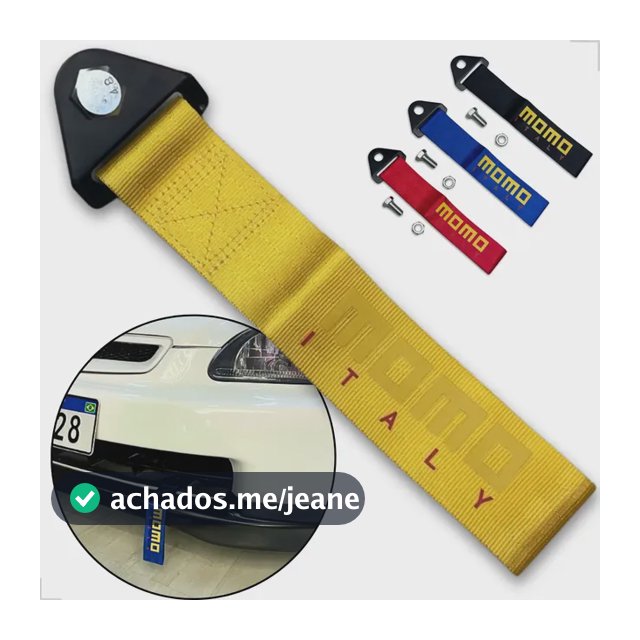 Tow Strap Hook Cinta Para Reboque Fita Esportiva Engate Momo