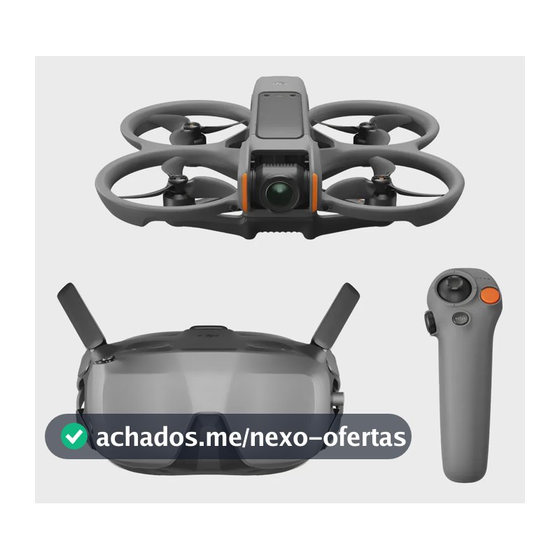 Dji Avata 2 Fly Smart Combo (single Battery), Drone Fpv Cinza