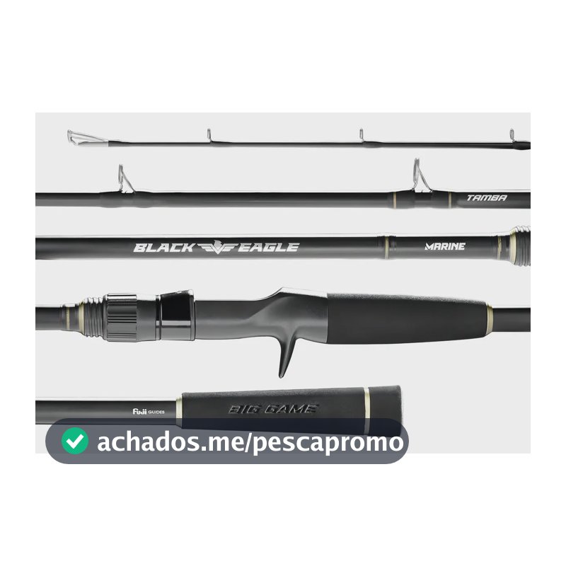 Vara De Pesca Marine Black Eagle P/carretilha/2,44m/20-50lb
