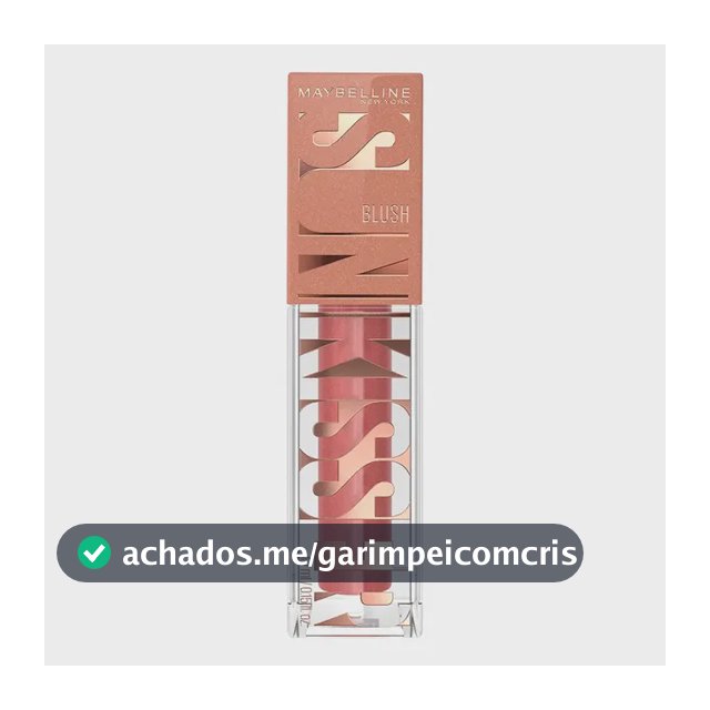 Blush Líquido Multifuncional com Vitamina E, Efeito Glow Natural, Fácil Aplicação, Longa Duração 12h, Cor City Sizzle, Sunkisser Maybelline NY, 4,7ml