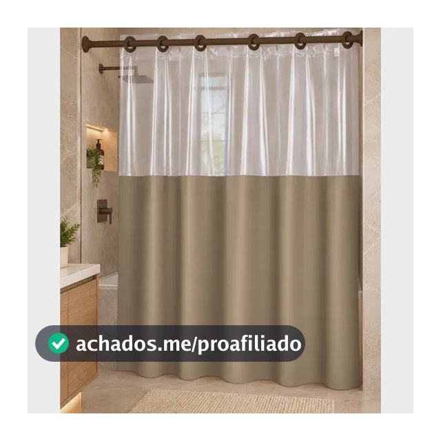 Cortina Para Box Banheiro 1.40m X 1.90m