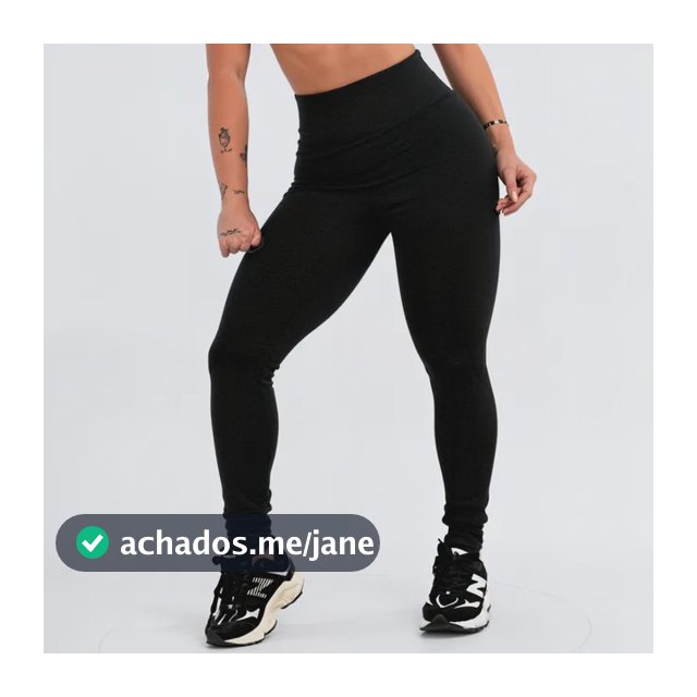 Calça Legging Leg Zero Transparência Cintura Alta Academia