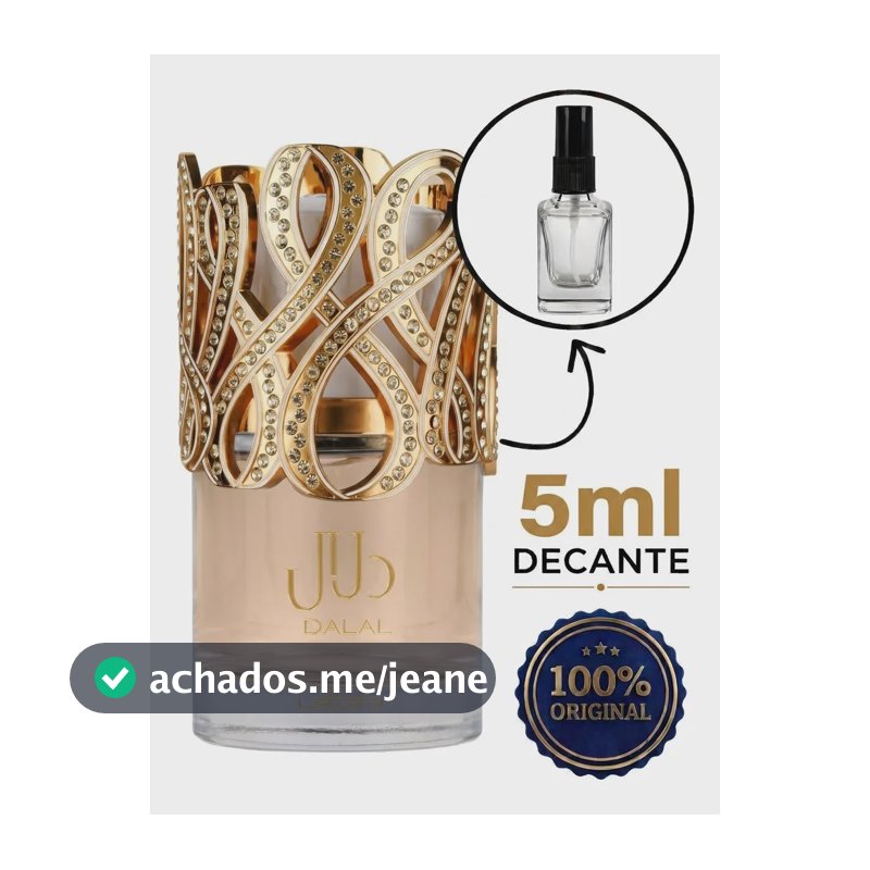 Perfume Árabe - Lattafa - Dalal Edp - 5ml - Feminino