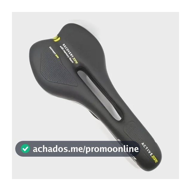 Banco Selim Bike Absolute Vazado Atletic Foam Mtb Speed Preto 14 Cm