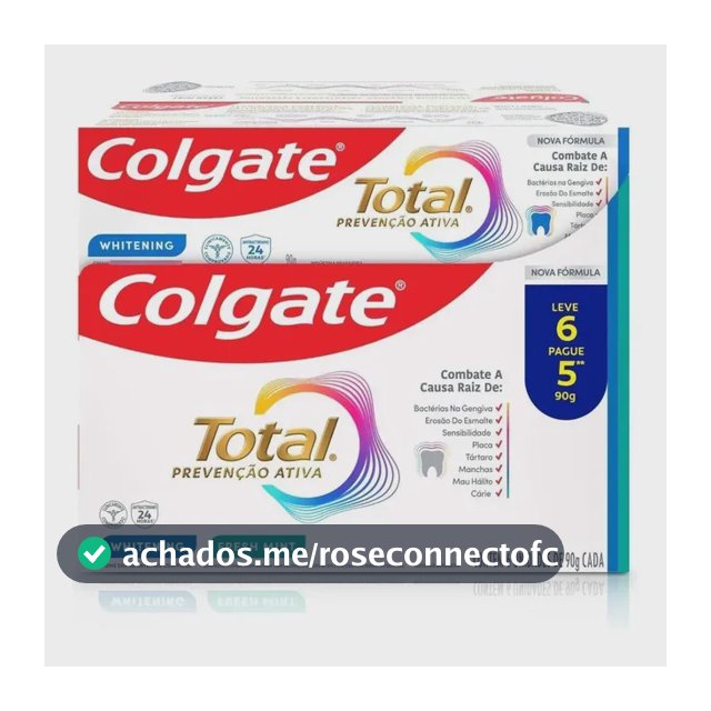 Creme Dental Colgate Total 12 Whitenin & Fresh 90g L 6 P 5