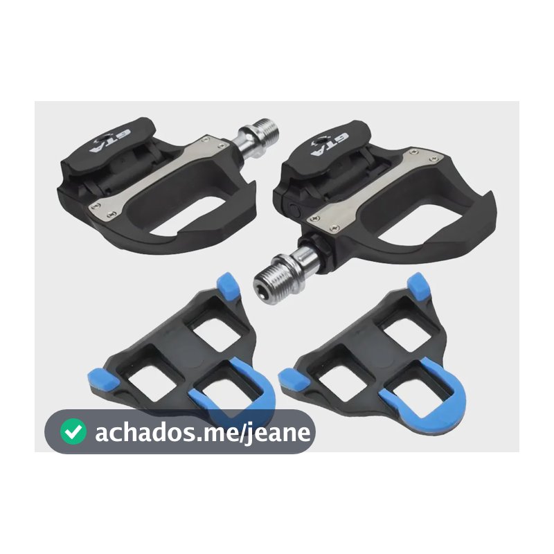 Pedal Clip Gta Speed Road Estrada Rolamentos Selados + Tacos