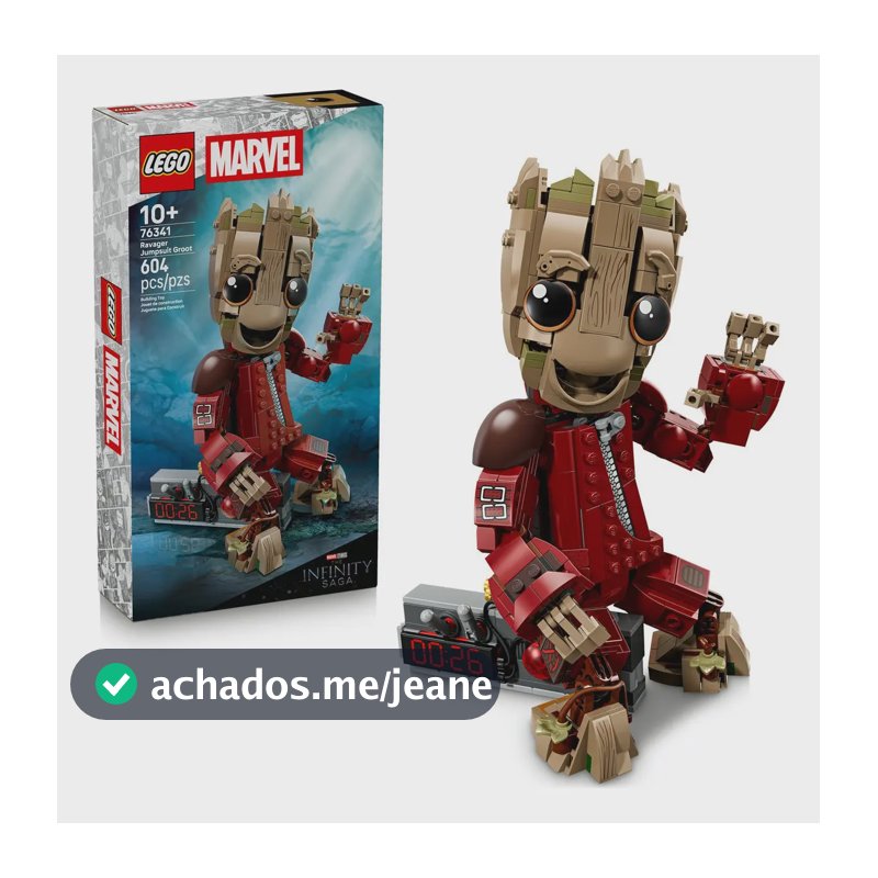 Lego Marvel Groot com Macacão dos Ravager #76341