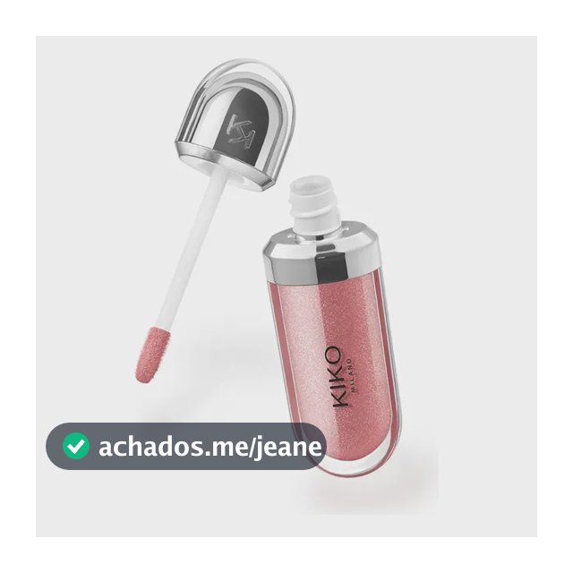 Gloss Hidratante 3d Hydra Kiko Milano Cor 35 Lilás Efeito Brilhante