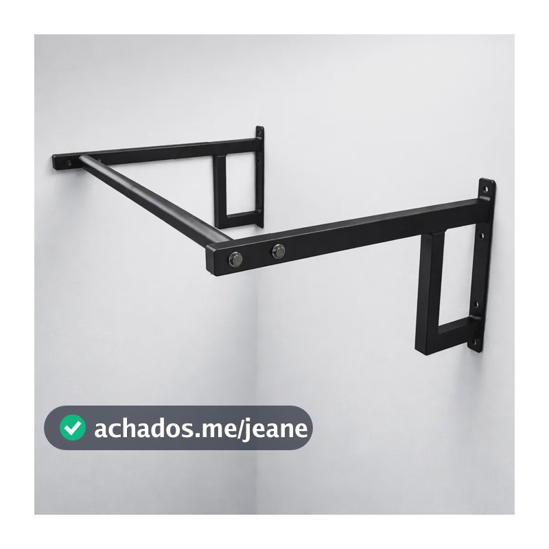 Barra Fixa De Parede Musculação, Pull Up E Calistenia 60 Cm