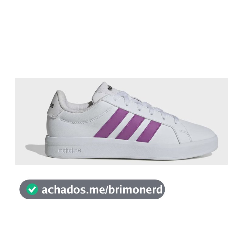 Tênis Feminino Grand Court Base 3.0 adidas Branco Liso 35 Br