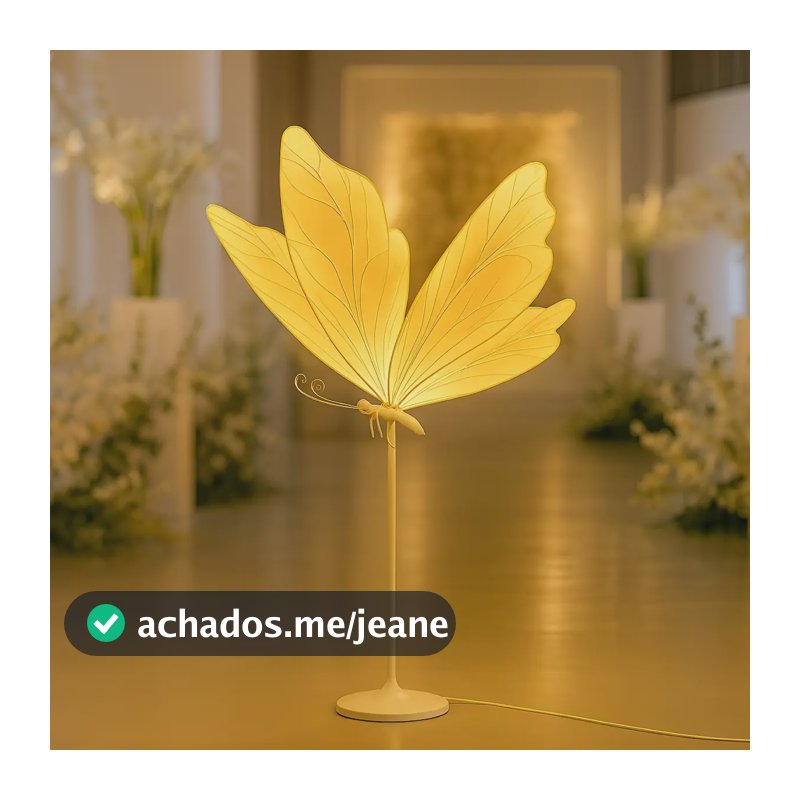 Borboleta Led Decorativa Butterfly Star Premium 60cm Bivolt Warn Led 60 Cm 127/220v