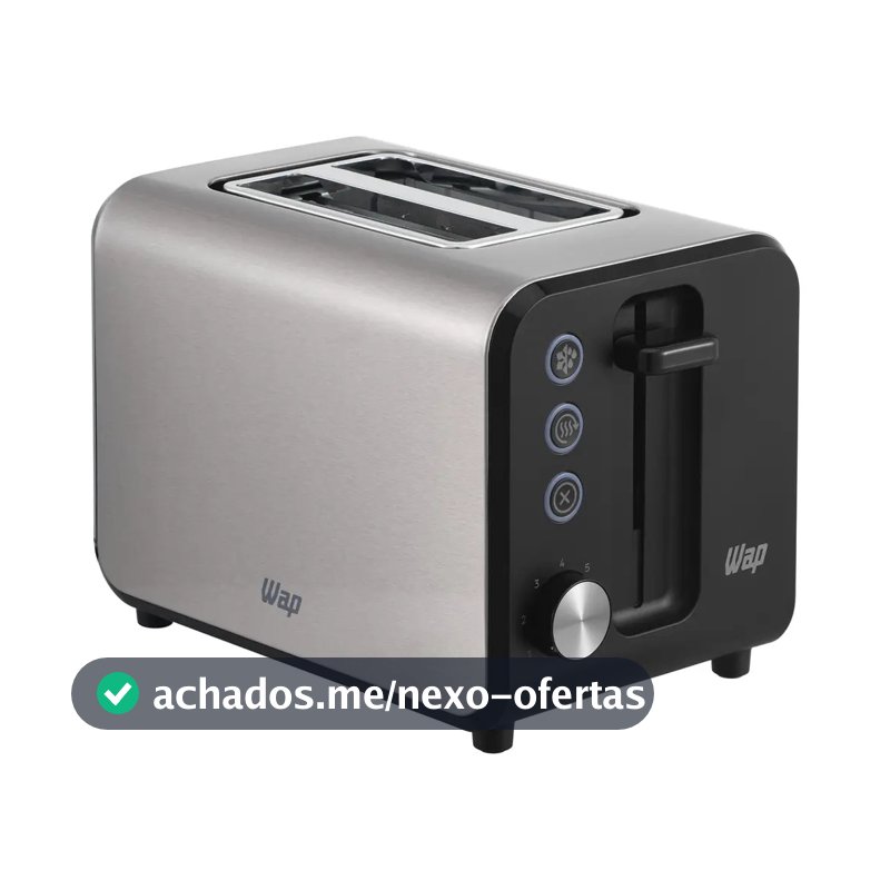 Torradeira Elétrica WAP WTE1 7 Níveis de Tostagem 900W 127V