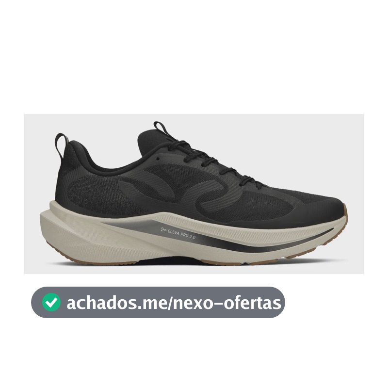 Tênis De Corrida Masculino Corre Vento 3 Olympikus Pto/ch Liso 42 Br