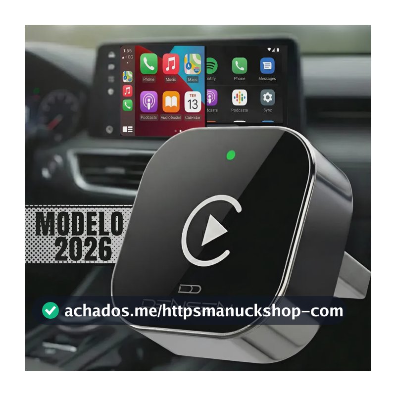 D Densen Carplay Adaptador Sem Fio Car Play Android Auto 2 Em 1 Usb Car Play Wireless Automático