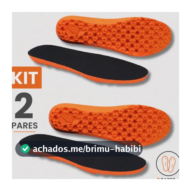 Kit 2 Pares Palmilha Ortopédica Tênis Sapatênis Bota Coturno