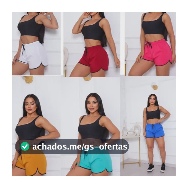 Kit 3 Shorts Feminino Tactel Treino Academia Praia Shortinho