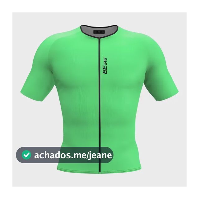 Camiseta Newfast Leve Respirável Zíper Full Esportes Befas