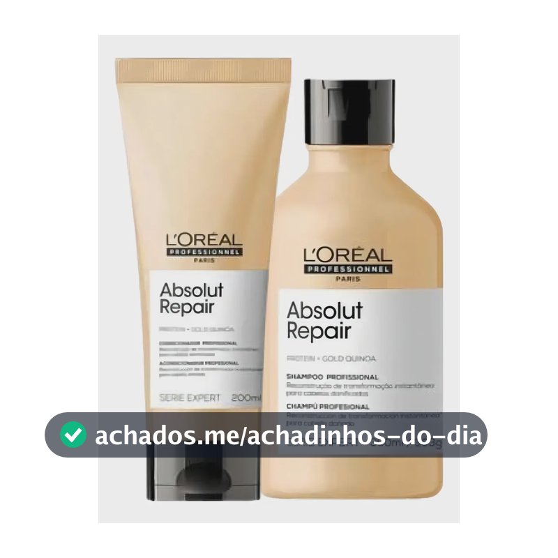 Absolut Repair Kit Shampoo 300ml + Condicionador 200ml L'Oréal Professionnel
