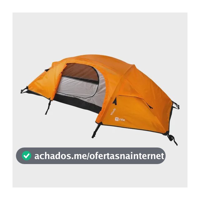 Barraca Camping Windy 1 Pessoa Ntk Acampamento Impermeável Cor Laranja