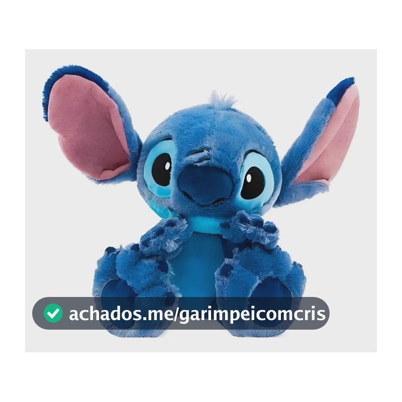 Pelúcia Stitch Big Feet 30cm Fun Brinquedos