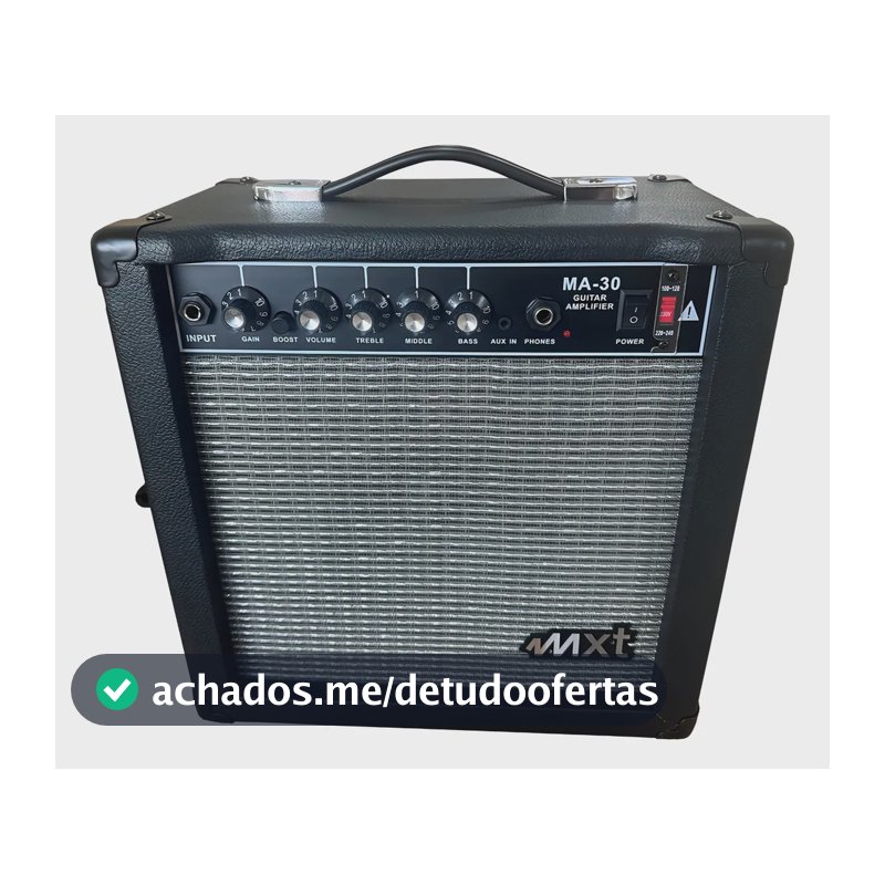Amplificador Mxt Cubo Ma-30 Para Guitarra