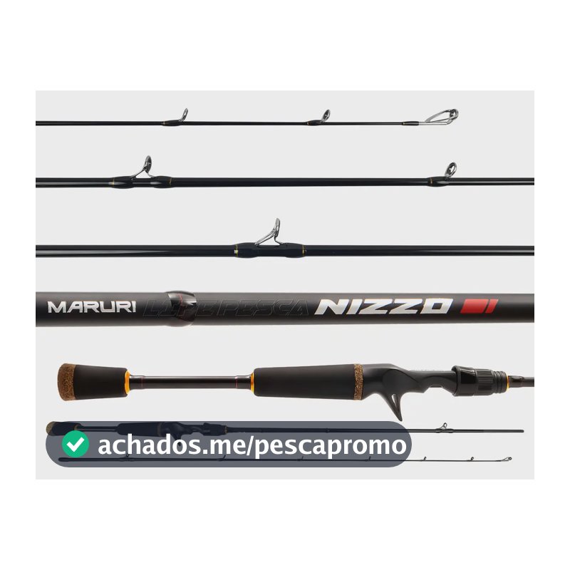 Vara De Pesca Para Carretilha Maruri Nizzo 8-17lbs 1,68m 2p