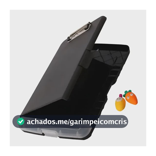 Prancheta 3 Em 1 + Pasta E Estojo Escolar Escritório Metal