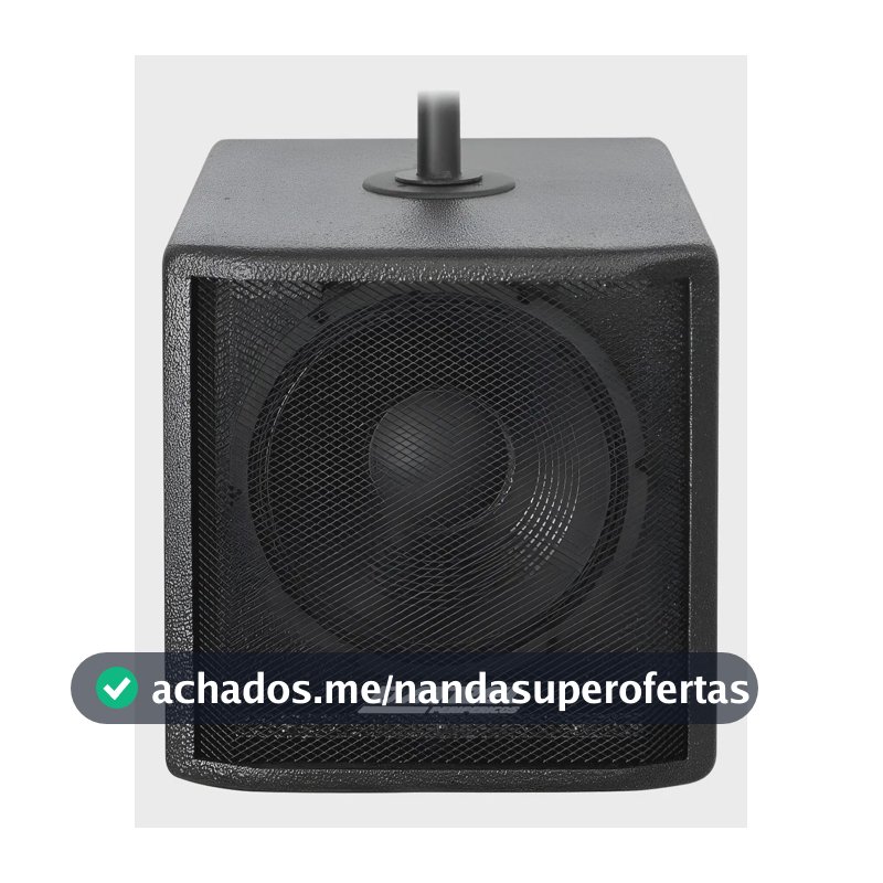 Caixa De Som Subwoofer Ativo Sub 300w Grave Igreja Show Banda Eventos Profissional Datrel Swa-300 Cor Preto