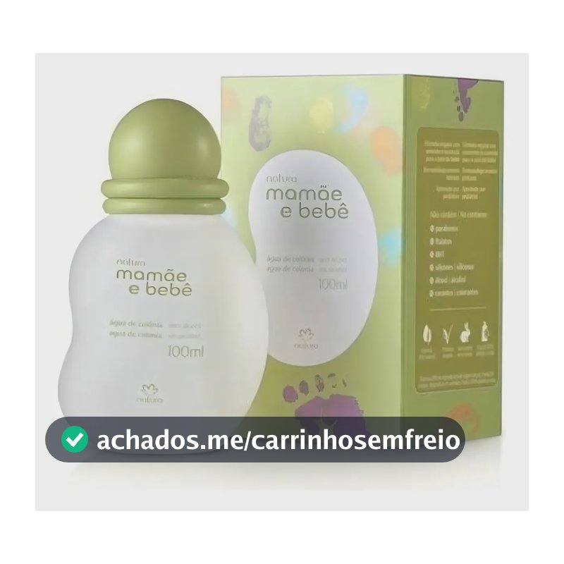 Natura Mamãe E Bebê Água De Colônia 100 ml