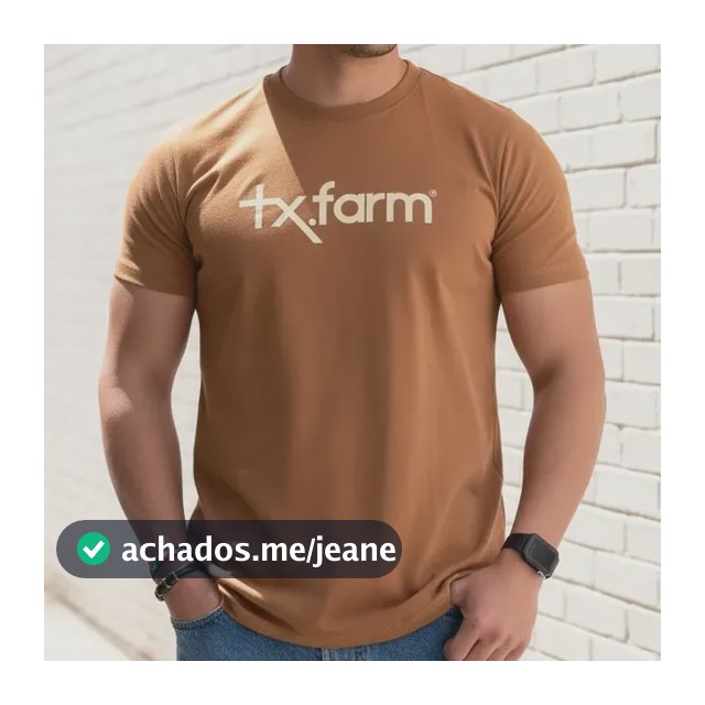 Camiseta Masculina Texas Farm - Cm258 - Verde Bandeira/ Bran