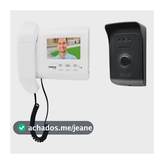 Video Porteiro Ivr 1010 Branco E Preto Intelbras 110V/220V