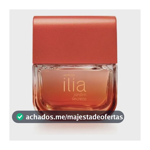 Ilía Jardim Secreto Natura Deo Parfum Feminino Original 50ml