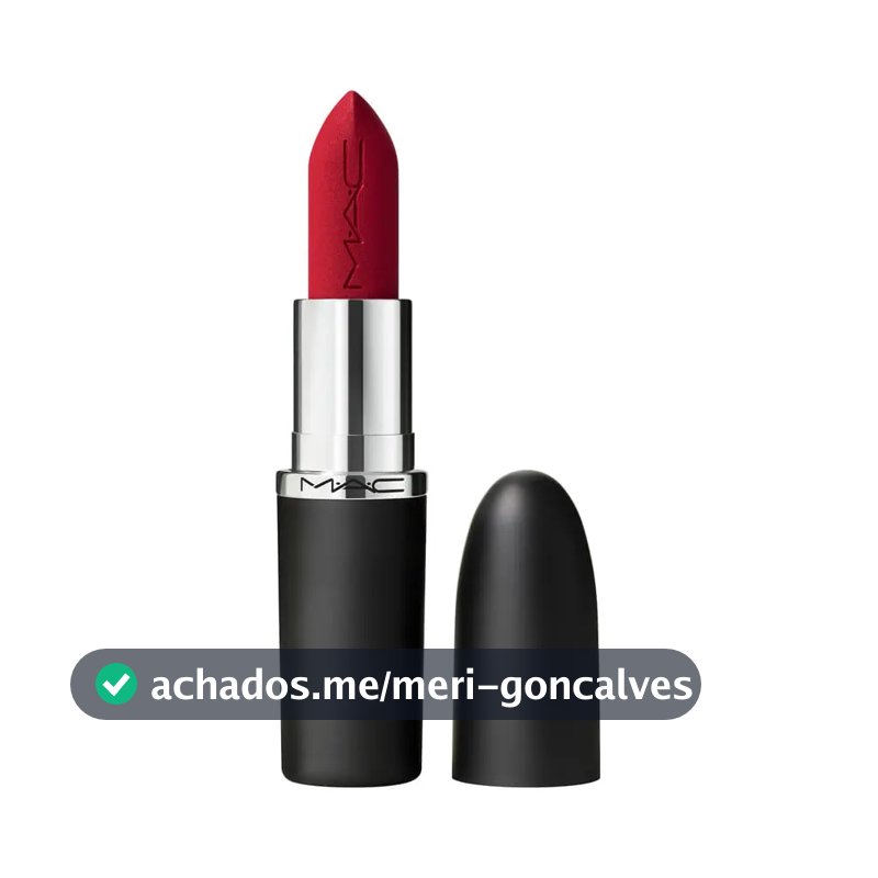 Mac Cosmetics - Batom Matte Macximal - Ruby Woo Acabamento Matte Sedoso