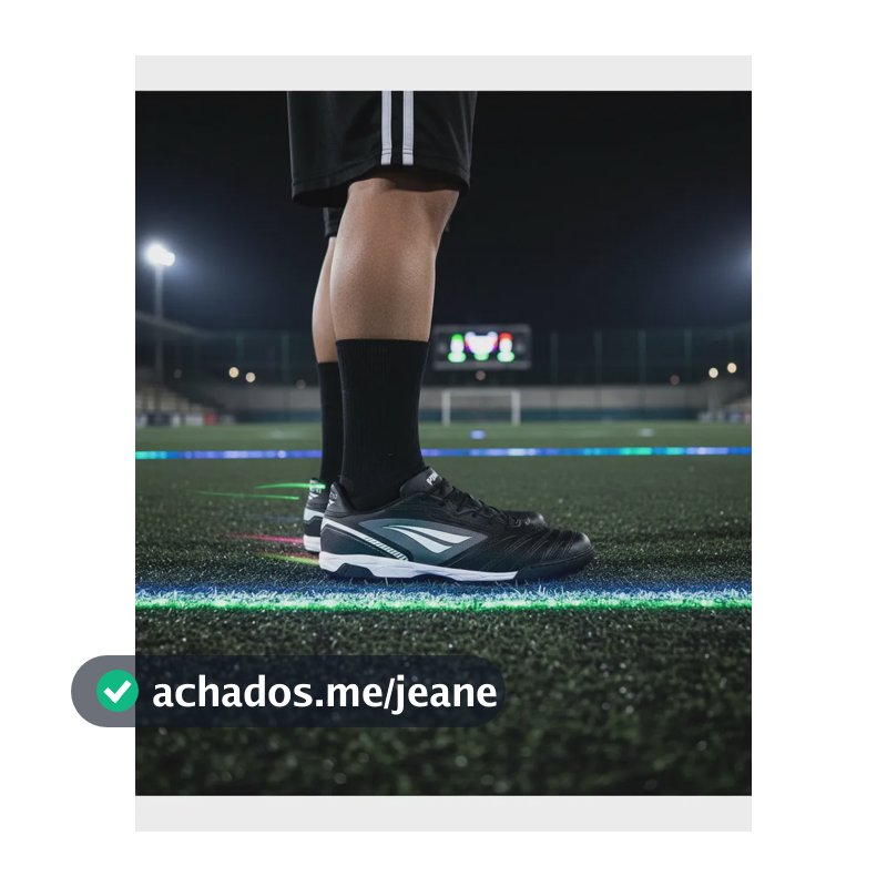 Chuteira Society Penalty Masculina Brasil 70 Y1 Preto/chumbo/branco 42