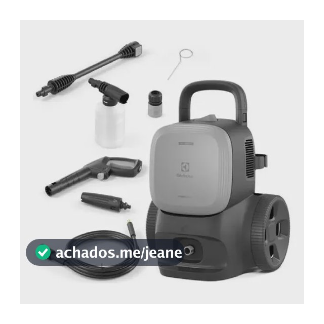 Lavadora de Alta Pressão Electrolux 1850PSI 1500W Potência com Aplicador de Detergente PowerWash EWS1850 Lava Jato Lava Car