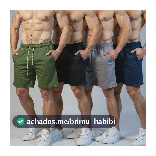 Kit 4 Shorts Tactel Masculino Academia Treino Praia Casual