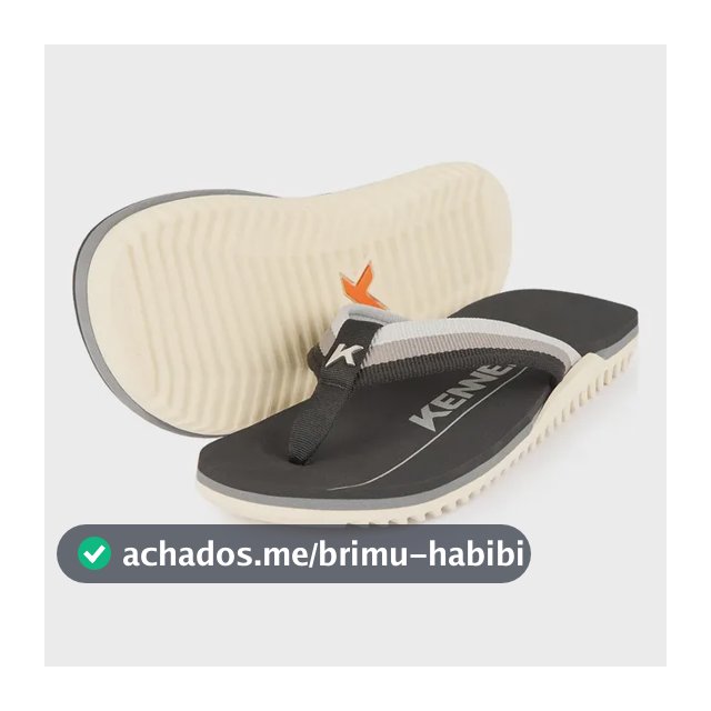 Sandália Kenner Unissex Nk6 Pro Branco/preto/cinza Liso 41