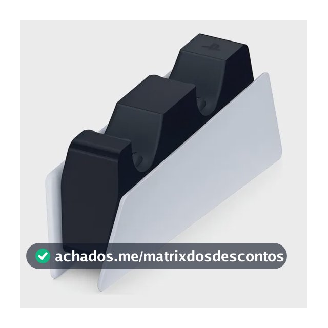 Base de Carregamento PlayStation DualSense para 2 Controles – Branco
