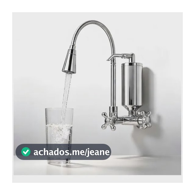 Torneira Cozinha Parede Filtro Gourmet Flexível 2 Modos Luxo Prateado - Estilo 2 Brilhante