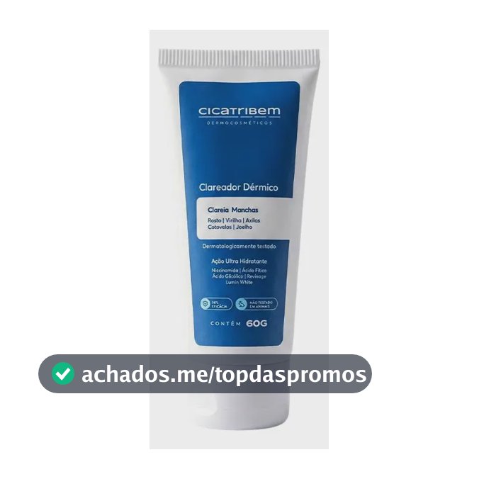 Creme Clareador para Axilas Virilha 60g