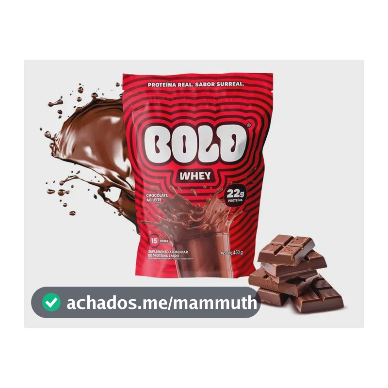 Bold Whey Chocolate Ao Leite 450g