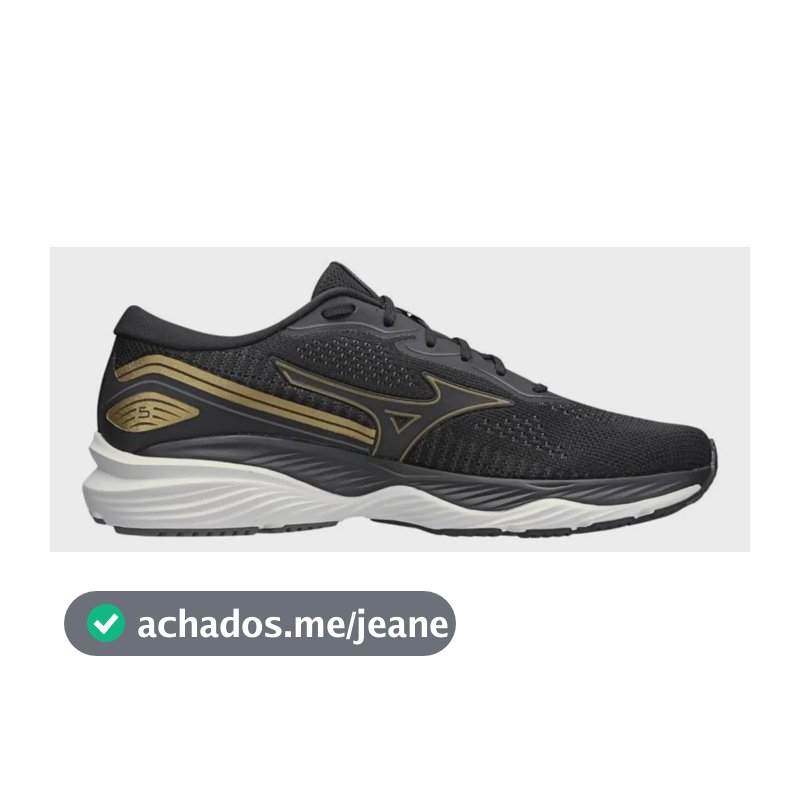 Tênis Masculino Wave Falcon 5 Mizuno Pret90 Liso 42 Br