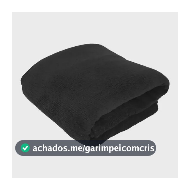 Manta Cobertor Micro Fibra 110 X 150cm - Cores Cor Preto Desenho do tecido Liso