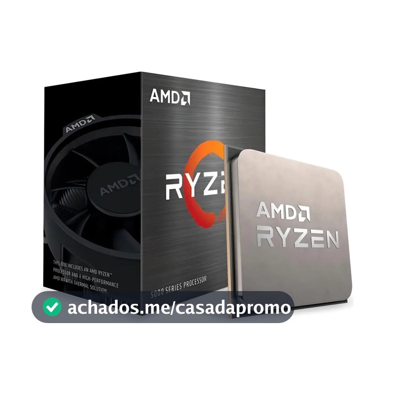 Processador AMD Ryzen 7 5700 4.6GHz 8 Núcleos 16 Threads AM4